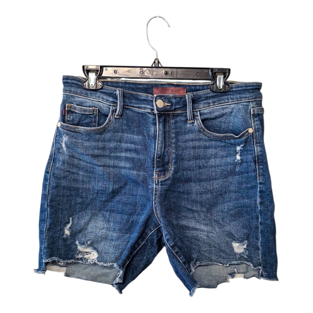 Judy Blue Light Wash Denim Shorts